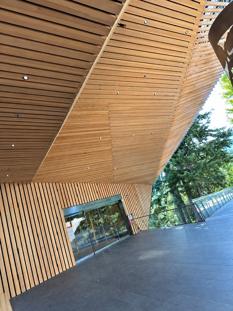 Audain Museum hemlock ceiling