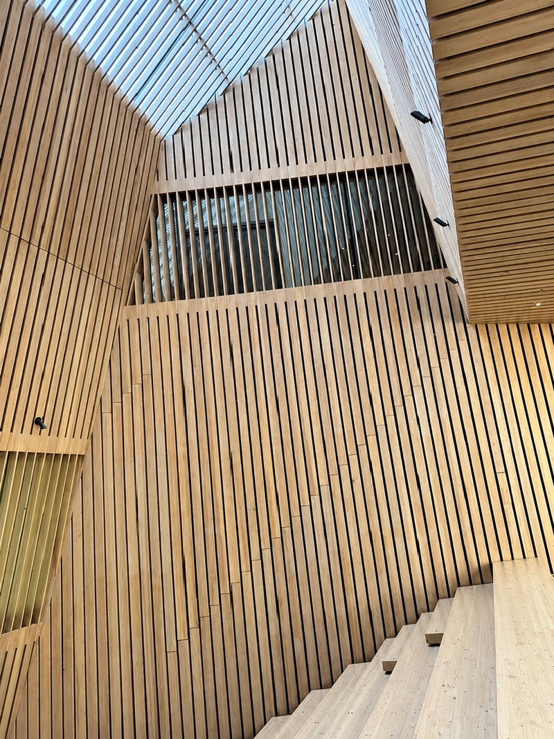 Audain Museum hemlock atrium