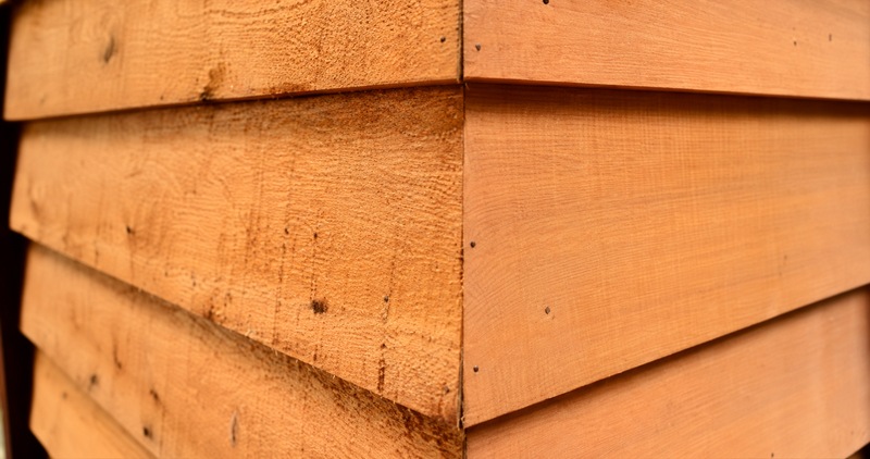Cedar bevel siding