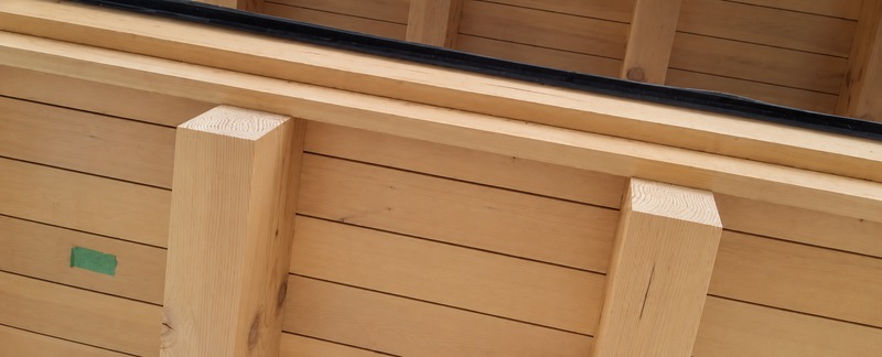 Hemlock soffit