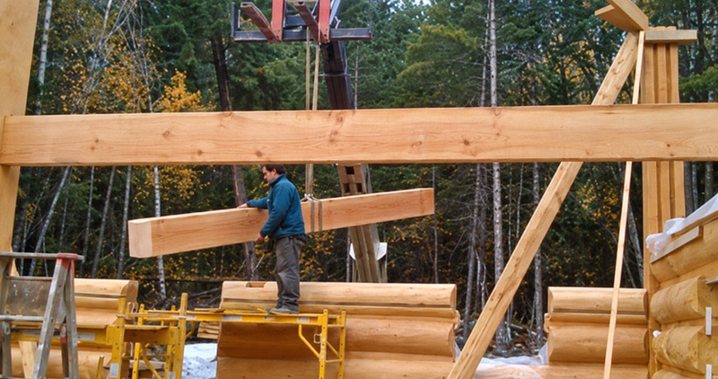 Log home manufactured in Powell River